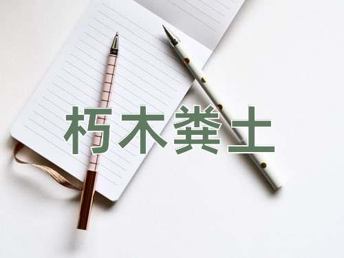 成语朽木粪土