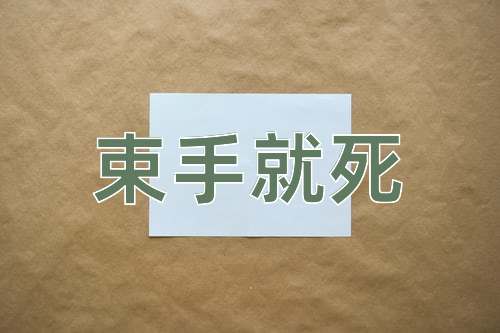 成语束手就死