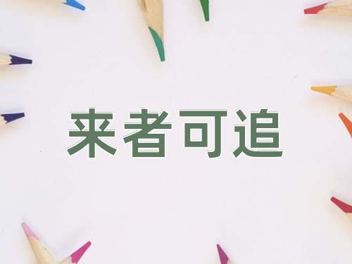 成语来者可追