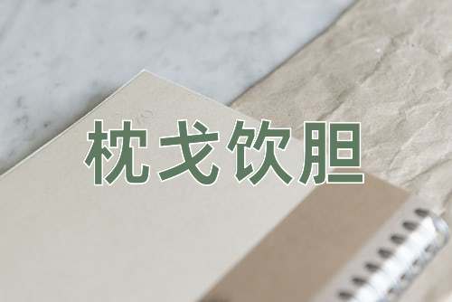 成语枕戈饮胆