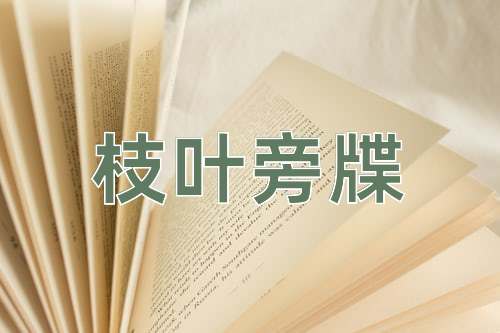 成语枝叶旁牒