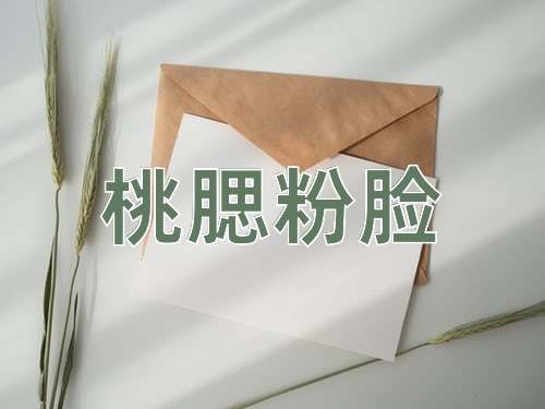 成语桃腮粉脸