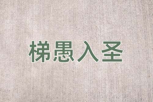 成语梯愚入圣