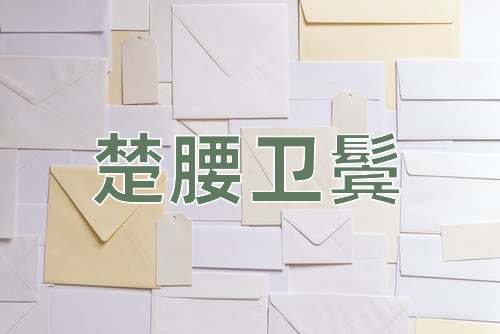 成语楚腰卫鬓