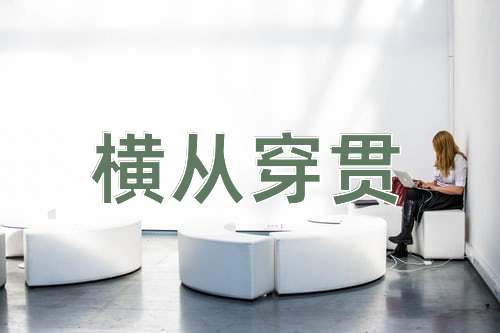 成语横从穿贯