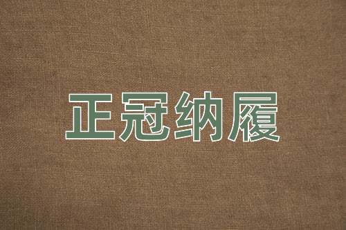 成语正冠纳履