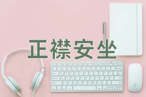 成语正襟安坐