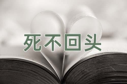 成语死不回头