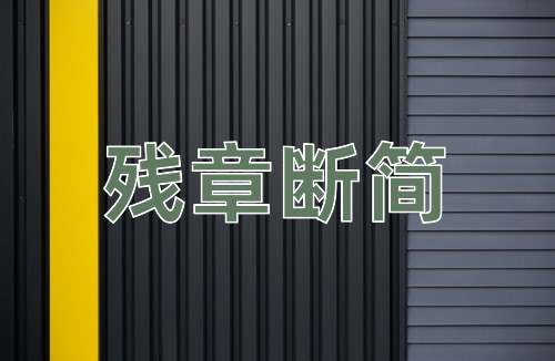 成语残章断简