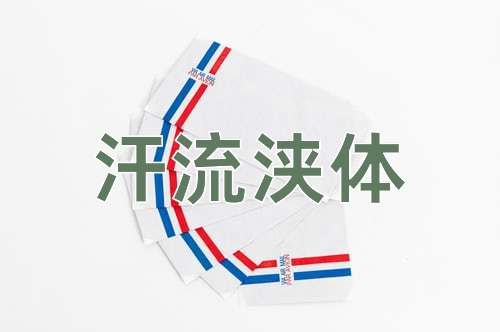 成语汗流浃体