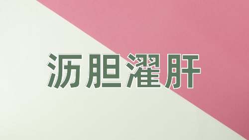 成语沥胆濯肝