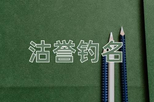 成语沽誉钓名