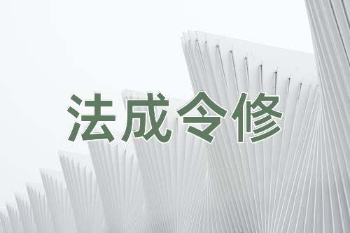 成语法成令修