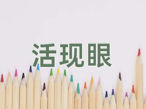 成语活现眼