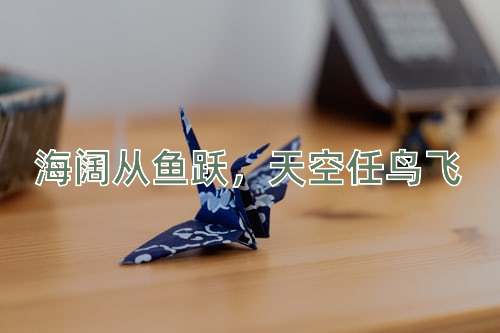 成语海阔从鱼跃，天空任鸟飞