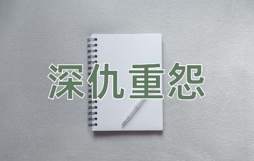 成语深仇重怨