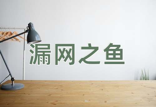 成语漏网之鱼