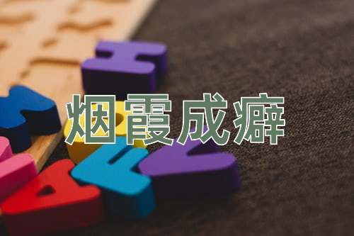 成语烟霞成癖