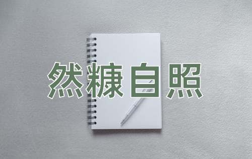 成语然糠自照