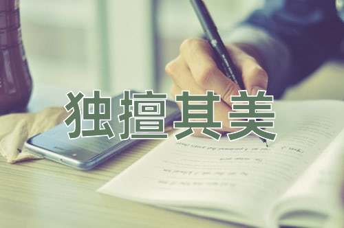 成语独擅其美