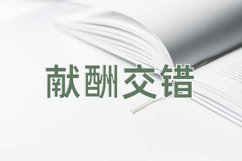 成语献酬交错