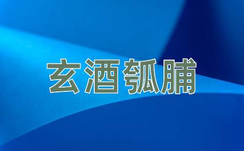 成语玄酒瓠脯