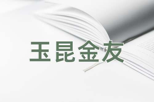 成语玉昆金友