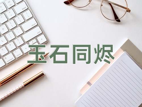 成语玉石同烬