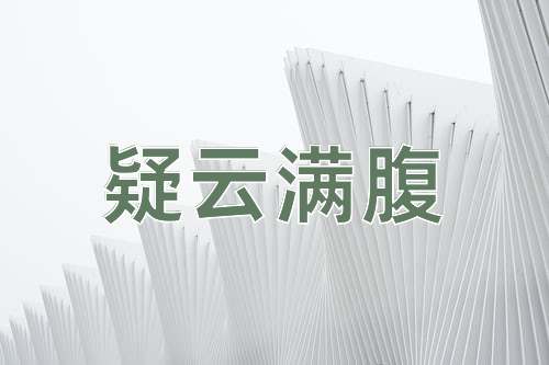 成语疑云满腹