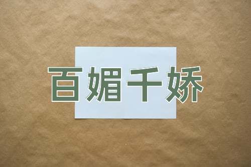 成语百媚千娇