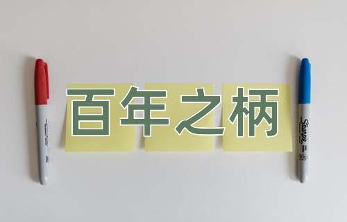 成语百年之柄