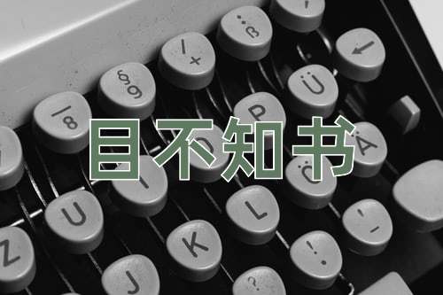 成语目不知书