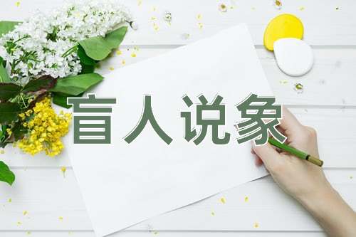 成语盲人说象