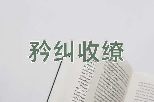 成语矜纠收缭