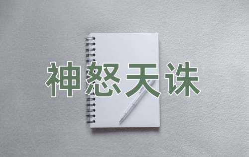 成语神怒天诛