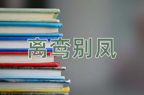 成语离鸾别凤
