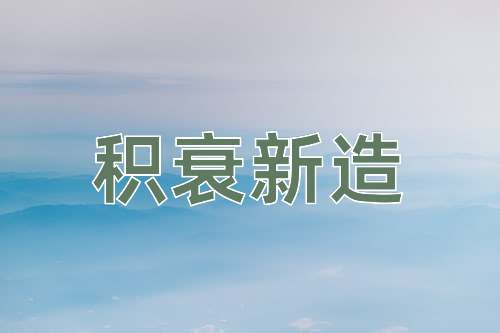 成语积衰新造