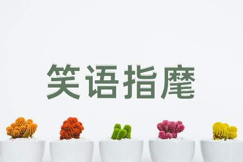 成语笑语指麾