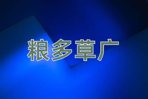 成语粮多草广