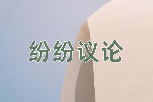 成语纷纷议论