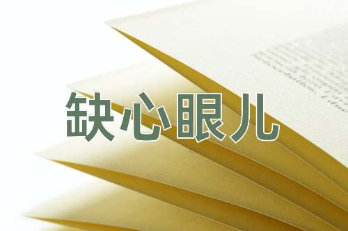 成语缺心眼儿