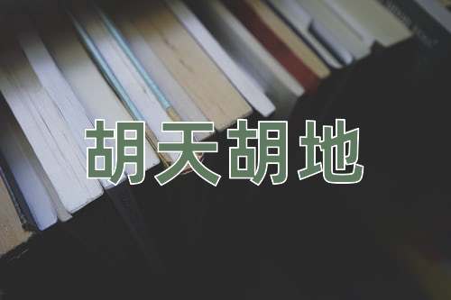 成语胡天胡地