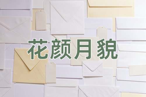 成语花颜月貌