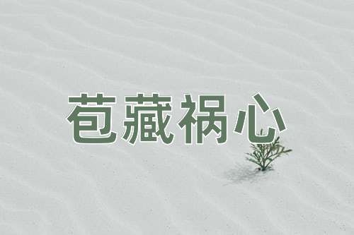 成语苞藏祸心