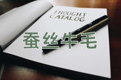成语蚕丝牛毛