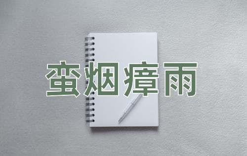 成语蛮烟瘴雨
