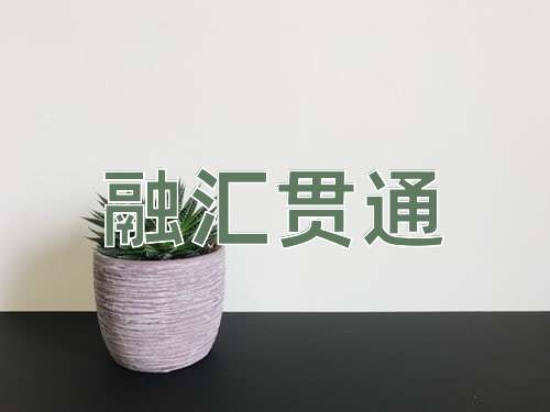 成语融汇贯通