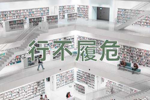 成语行不履危