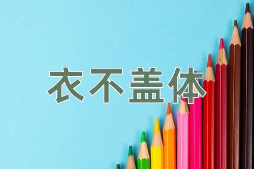 成语衣不盖体