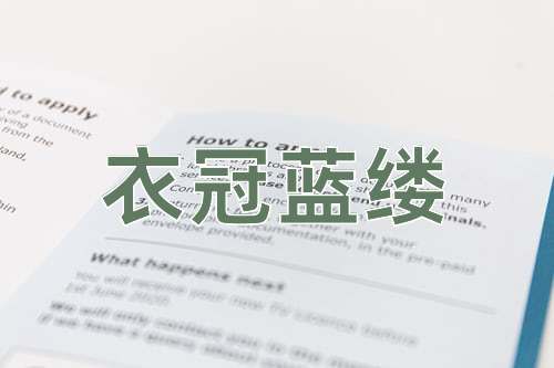 成语衣冠蓝缕